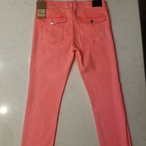 New!True Religion coral crop Jean's, size 30